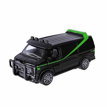 Автомодель Автопром Вантажний фургон чорний з зеленою смужкою (AP74212/3) Автомодель Автопром Вантажний фургон чорний з зеленою смужкою (AP74212/3)