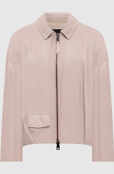 Розовая кожаная куртка Presty