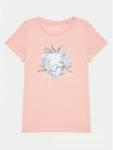 Guess Футболка J4BI25 J1314 Рожевий Regular Fit Guess Футболка J4BI25 J1314 Рожевий Regular Fit