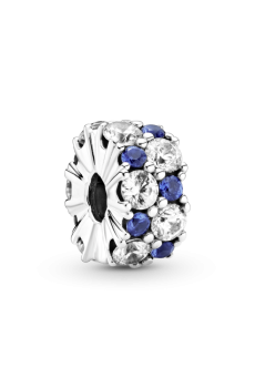 Намистина "Прозоре та синє сяйво"