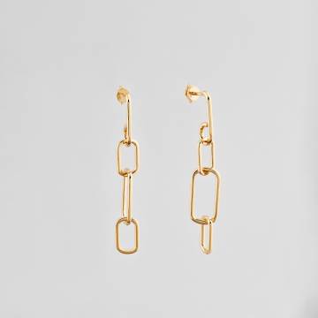 Серебряные серьги с позолотой Minimal 20310-1п Серебряные серьги с позолотой Minimal 20310-1п