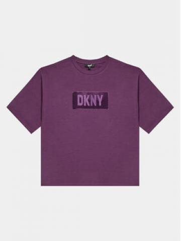 DKNY Футболка D35T02 D Фіолетовий Regular Fit DKNY Футболка D35T02 D Фіолетовий Regular Fit