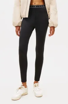 Женские черные леггинсы BRANDED TAPE Черный L Tommy Jeans DW0DW22554