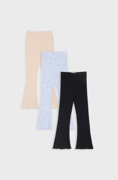 Легінси-кльош 3 pack - різнобарвний