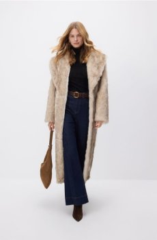 Reserved - Пальто зі штучного хутра - різнобарвний - 042HV-MLC