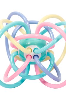 Игрушка-погремушка Lindo Разноцветные дуги, от 6 месяцев (Б 414)