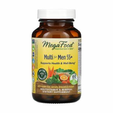 Мультивитамины и минералы для мужчин 55+ MegaFood Multi for Men, 60 таблеток Мультивитамины и минералы для мужчин 55+ MegaFood Multi for Men, 60 таблеток