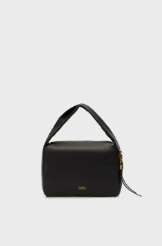 Женская черная кожаная сумка CITY Черный ONESIZE Tommy Hilfiger AW0AW18152