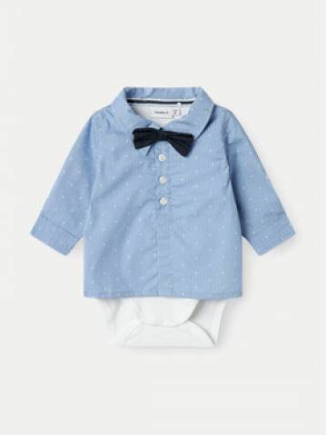 NAME IT Дитяче боді 13222835 Блакитний Regular Fit NAME IT Дитяче боді 13222835 Блакитний Regular Fit