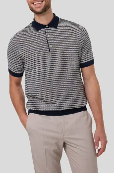 Мужское поло с узором Разноцветный 3XL Pierre Cardin PC.-C5 51374.5099