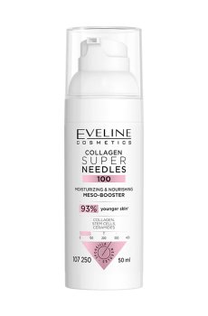 Увлажняющий и питательный мезобустер для лица Eveline Cosmetics Collagen Super Needles 100, 50 мл