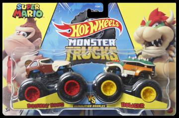 Набір автомоделей Hot Wheels Monster Trucks Donkey Kong vs Bowser (FYJ64/HNX23) Набір автомоделей Hot Wheels Monster Trucks Donkey Kong vs Bowser (FYJ64/HNX23)