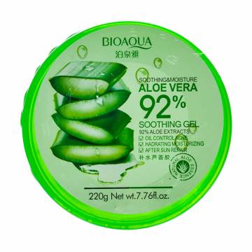 Гель алоэ вера Bioaqua Aloe Vera 92% Soothing Gel увлажняющий, 220 г