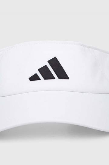 Козырек от солнца adidas Performance цвет белый с принтом Козырек от солнца adidas Performance цвет белый с принтом