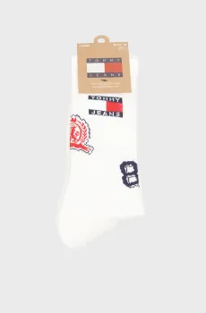 Белые носки (2 пары) PATCH Белый 39-42 Tommy Hilfiger 701236470
