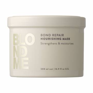 Питательная маска для волос Schwarzkopf Professional BlondMe Bond Repair Nourishing Mask, 500 мл Питательная маска для волос Schwarzkopf Professional BlondMe Bond Repair Nourishing Mask, 500 мл