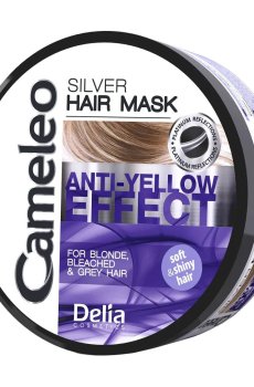 Маска для волос Delia Cosmetics Cameleo Silver Hair Mask с анти-желтым эффектом, 200 мл