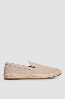 Мужские бежевые замшевые эспадрильи TH ESAPDRILLE CLASSIC SUEDE Бежевый 41 Tommy Hilfiger FM0FM04984