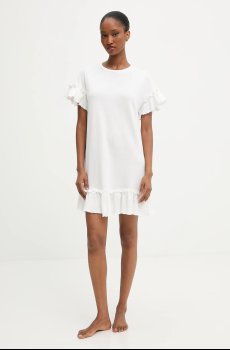 Хлопковая ночная рубашка Answear.LAB