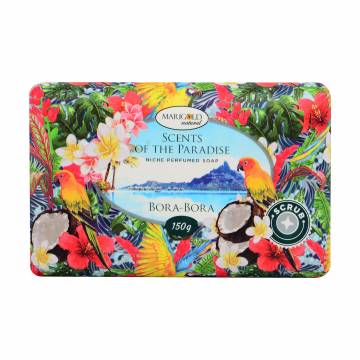 Твердое туалетное мыло-скраб Marigold Natural Niche Perfumed Soap Бора-Бора, 150 г Твердое туалетное мыло-скраб Marigold Natural Niche Perfumed Soap Бора-Бора, 150 г