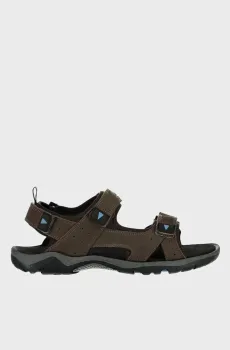 Мужские коричневые кожаные сандалии ALMAAK Коричневый 42 CMP 38Q9947-P816