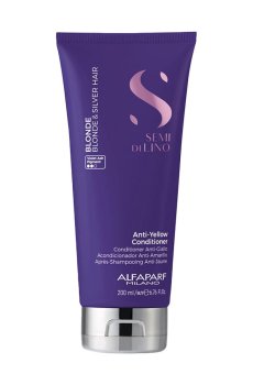 Кондиционер Alfaparf Milano Semi Di Lino Anti-Yellow Conditioner для светлых и обесцвеченных волос, 200 мл