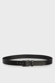 Мужской черный кожаный ремень ADAN 3.5 EXT Черный 90 Tommy Hilfiger AM0AM13014