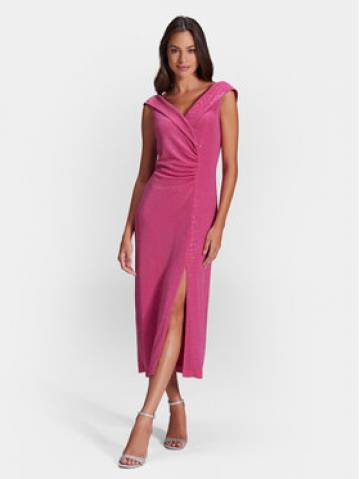 Swing Коктейльна сукня 5AG24900 Рожевий Slim Fit Swing Коктейльна сукня 5AG24900 Рожевий Slim Fit