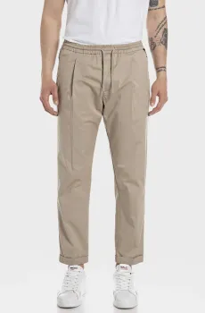Мужские бежевые брюки Бежевый 36-32 Replay M9983 .000.84909