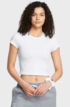 Женская белая футболка Meridian Baby Tee Белый L Under Armour 1387729-100