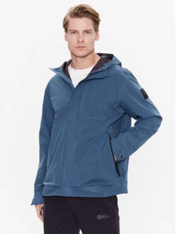 Jack Wolfskin Дощовик Goldgewann 1115761 Голубий Regular Fit Jack Wolfskin Дощовик Goldgewann 1115761 Голубий Regular Fit