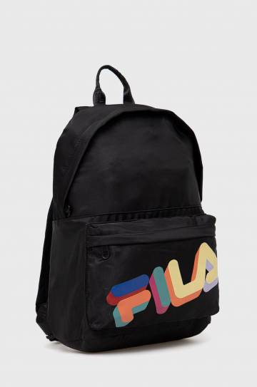 Рюкзак Fila цвет чёрный большой с принтом Рюкзак Fila цвет чёрный большой с принтом