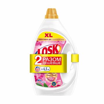 Гель для стирки Losk Color Ароматерапия с эфирными маслами и ароматом малазийского цветка, 100 стирок, 2*2.25 л Гель для стирки Losk Color Ароматерапия с эфирными маслами и ароматом малазийского цветка, 100 стирок, 2*2.25 л