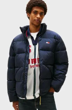 Мужская темно-синяя куртка TJM VAIL PUFFER Синий M Tommy Jeans DM0DM22040