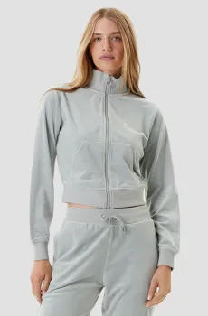 Женская светло-серая спортивная кофта Серый S Guess V3BQ22.K0232;G8GA