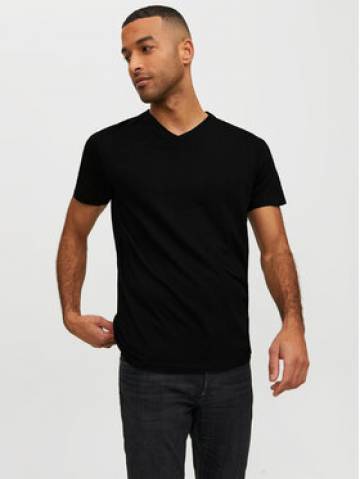 Jack&Jones Футболка Basic 12156102 Чорний Standard Fit Jack&Jones Футболка Basic 12156102 Чорний Standard Fit