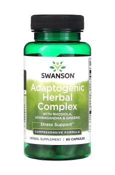 Адаптогенный травяной комплекс Swanson Adaptogenic Herbal Complex, 60 капсул