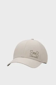 Мужская светло-серая кепка M AV Low STR Бежевый M-L Under Armour 1383438-204