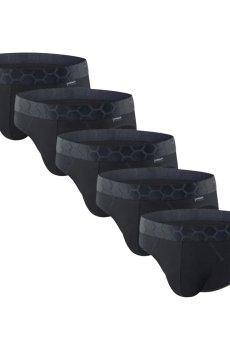 Трусы-слипы мужские Uniconf UPB40, Black, размер L, 5 шт