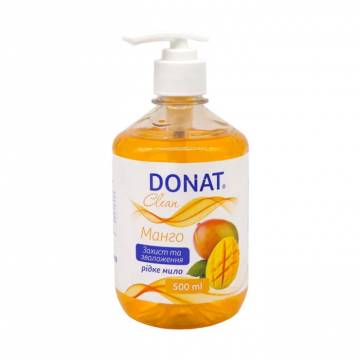 Жидкое мыло Donat Clean Манго, 500 мл Жидкое мыло Donat Clean Манго, 500 мл