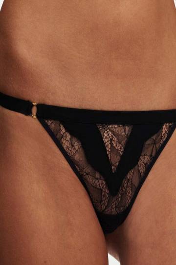 Стринги Chantelle X цвет чёрный C05F70 Стринги Chantelle X цвет чёрный C05F70