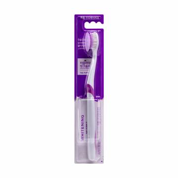 Зубная щетка LG Household & Health Himalaya Pinksalt Whitening The Purple Toothbrush средней жесткости, белая, 1 шт Зубная щетка LG Household & Health Himalaya Pinksalt Whitening The Purple Toothbrush средней жесткости, белая, 1 шт