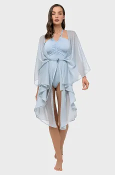 Женская голубая туника Голубой ONESIZE MARC&ANDRE CU25-03