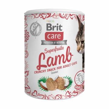 Лакомство для кошек Brit Care Superfruits Lamb с ягненком, 100 г