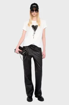 Женская белая футболка Walk Белый XS ZADIG&VOLTAIRE JWTS02858_JUDO