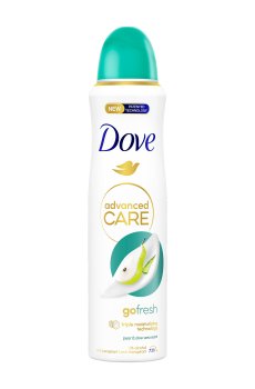 Антиперспирант-спрей Dove Advanced Care Go Fresh Pear & Aloe Vera Scent с ароматом груши и алоэ вера, женский, 150 мл