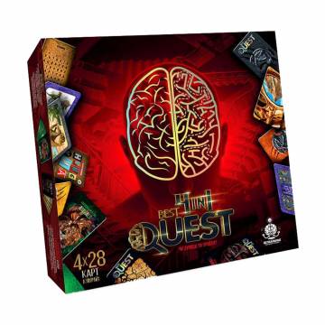Карточная квест-игра Danko Toys Best Quest 4 in 1, от 3 лет (BQ-02-01U) Карточная квест-игра Danko Toys Best Quest 4 in 1, от 3 лет (BQ-02-01U)