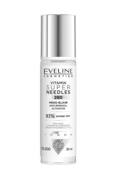 Мезо-эликсир для лица Eveline Cosmetics Vitamin Super Needles 200 Meso-Elixir Skin Renewal Activator, 30 мл