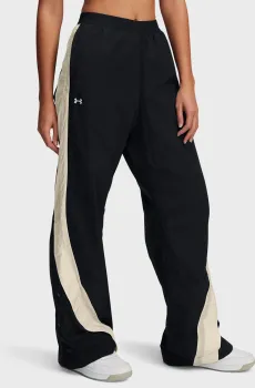 Женские черные спортивные брюки Icon Crinkle Tear-Away Pant Черный M Under Armour 6000277-001