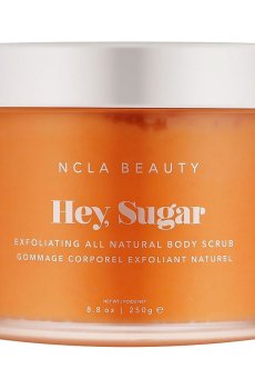 Уценка! Скраб для тела NCLA BEAUTY Hey, Sugar Exfoliating All Natural Body Scrub Персик, 250 г